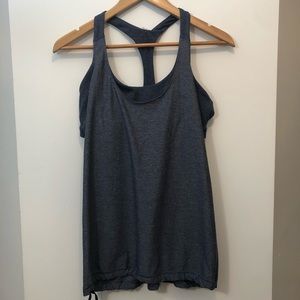 Under armour tank with built in bra